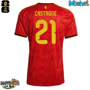 Belgia Timothy Castagne #21 Kotipaita MM-kisat 2026 Lyhythihainen